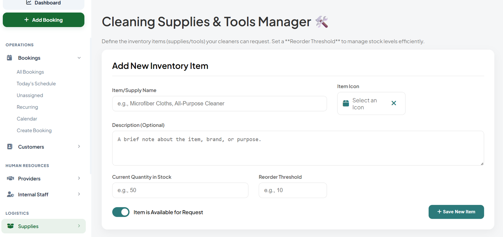 Operations Dashboard